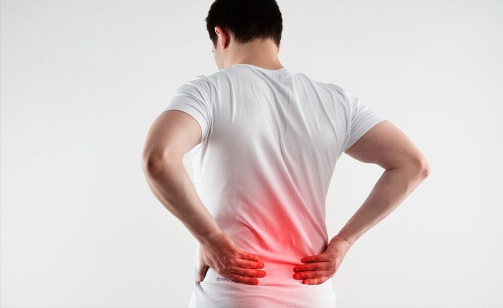 Osteokondroz nedeniyle bel ağrısı